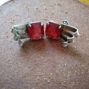 Vintage sterling screwback earrings